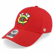 47 Brand - NHL Röd adjustable Keps - Chicago Blackhawks Mvp Red Adjustable @ Hatstore