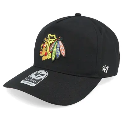 47 Brand - NHL Svart adjustable Keps - Chicago Blackhawks 47 Hitch Cap Black A-frame Adjustable @ Hatstore