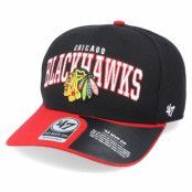 47 Brand - NHL Svart adjustable Keps - Chicago Blackhawks McCaw Mvp DP Black/Red Adjustable @ Hatstore