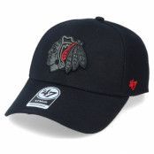 47 Brand - NHL Svart adjustable Keps - Chicago Blackhawks Mvp Black/Red Adjustable @ Hatstore