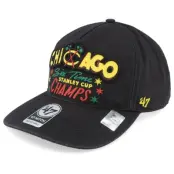 47 Brand - NHL Svart adjustable Keps - Chicago Blackhawks NHL 47 Hitch Rf Black A-frame Adjustable @ Hatstore