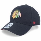 47 Brand - NHL Svart adjustable Keps - Chicago Blackhawks NHL Ballpark MVP Black Adjustable @ Hatstore