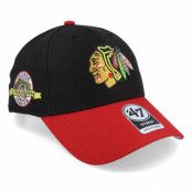 47 Brand - NHL Svart adjustable Keps - Chicago Blackhawks NHL Sure Shot'47 Mvp Black/Red Adjustable @ Hatstore