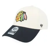 47 Brand - NHL Svart adjustable Keps - Chicago Blackhawks NHL Tone 47 Mvp Natural/Black Adjustable @ Hatstore