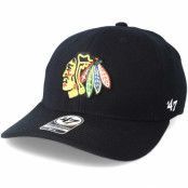 47 Brand - NHL Svart flexfit Keps - Chicago Blackhawks Contender Black Flexfit @ Hatstore