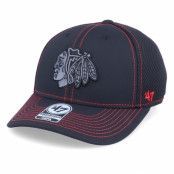 47 Brand - NHL Svart flexfit Keps - Chicago Blackhawks Stronaut Contender Mesh Black/Tellow Flexfit @ Hatstore