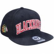 47 Brand - NHL Svart snapback Keps - Chicago Blackhawks Kingswood Captain Black Snapback @ Hatstore