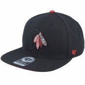 47 Brand - NHL Svart snapback Keps - Chicago Blackhawks NHL Element Captain Black Snapback @ Hatstore