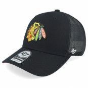 47 Brand - NHL Svart trucker Keps - Chicago Blackhawks Ballpark Black Trucker @ Hatstore