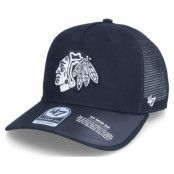 47 Brand - NHL Svart trucker Keps - Chicago Blackhawks Level Mesh Mvp Dv Black Trucker @ Hatstore