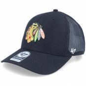 47 Brand - NHL Svart trucker Keps - Chicago Blackhawks NHL Black Trucker @ Hatstore