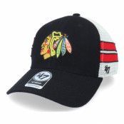 47 Brand - NHL Svart trucker Keps - Chicago Blackhawks Wilis Mvp Black/White Trucker @ Hatstore