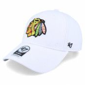 47 Brand - NHL Vit adjustable Keps - Chicago Blackhawks NHL'47 Mvp White Adjustable @ Hatstore