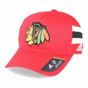 Adidas - NHL Röd flexfit Keps - Chicago Blackhawks Draft Structured Red Flexfit @ Hatstore