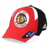 Adidas - NHL Röd flexfit Keps - Chicago Blackhawks Echo Red/Navy Flexfit @ Hatstore