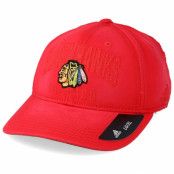 Adidas - NHL Röd flexfit Keps - Chicago Blackhawks Heavy Washed Cotton Red Flexfit @ Hatstore