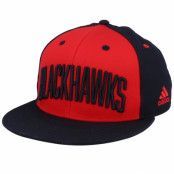 Adidas - NHL Röd snapback Keps - Chicago Blackhawks Flat Brim Red/Black Snapback @ Hatstore