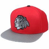 American Needle - NHL Röd snapback Keps - Chicago Blackhawks Chromel Red/Spec Fabric/Black Snapback @ Hatstore