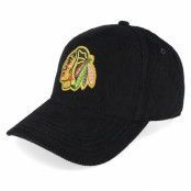 American Needle - NHL Svart adjustable Keps - Chicago Blackhawks Corduroy Valin Black A-frame Adjustable @ Hatstore