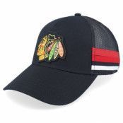 American Needle - NHL Svart trucker Keps - Chicago Blackhawks Hotfoot Black Trucker @ Hatstore