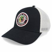 American Needle - NHL Svart trucker Keps - Chicago Blackhawks Valin Ivory/Black Trucker @ Hatstore