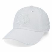 American Needle - NHL Vit unconstructed Keps - Chicago Blackhawks Blue Line Tonal Snow White Dad Cap @ Hatstore