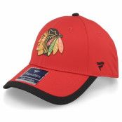 Fanatics - NHL Röd adjustable Keps - Chicago Blackhawks Defender Athl Red/Black Adjustable @ Hatstore