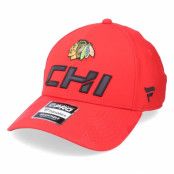 Fanatics - NHL Röd adjustable Keps - Chicago Blackhawks Locker Room Athl Red Adjustable @ Hatstore