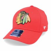 Fanatics - NHL Röd flexfit Keps - Chicago Blackhawks Core Athletic Red Flexfit @ Hatstore