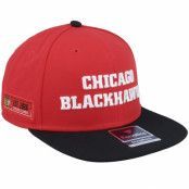 Fanatics - NHL Röd snapback Keps - Chicago Blackhawks Iconic Color Blocked Athl Red/Black Snapback @ Hatstore