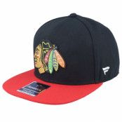 Fanatics - NHL Svart snapback Keps - Chicago Blackhawks Black/Athletic Red Snapback @ Hatstore