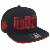 Fanatics - NHL Svart snapback Keps - Chicago Blackhawks Gino Flat Brim Black/Red Snapback @ Hatstore