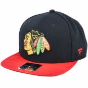 Fanatics - NHL Svart snapback Keps - Chicago Blackhawks Iconic Defender Black/Athletic Red Snapback @ Hatstore