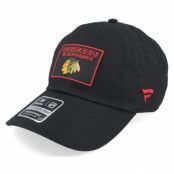 Fanatics - NHL Svart unconstructed Keps - Chicago Blackhawks Authentic Pro Rink Prime Black Dad Cap @ Hatstore