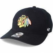 Keps Chicago Blackhawks Contender Black Flexfit - 47 Brand - Svart Flexfit