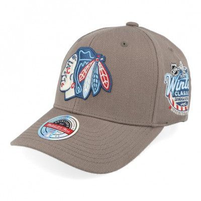 Mitchell&Ness - NHL Brun adjustable Keps - Hatstore Exclusive x Chicago Blackhawks Cedar Retouch Brown Adjustable @ Hatstore