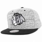 Mitchell&Ness - NHL Grå snapback Keps - Chicago Blackhawks Grey Duster Snapback @ Hatstore