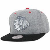 Mitchell&Ness - NHL Grå snapback Keps - Chicago Blackhawks Greyton Snapback @ Hatstore