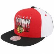 Mitchell&Ness - NHL Röd snapback Keps - Chicago Blackhawks Billboard 2 Red/Black Snapback @ Hatstore