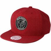 Mitchell&Ness - NHL Röd snapback Keps - Chicago Blackhawks Team Heather Red Snapback @ Hatstore