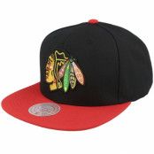 Mitchell&Ness - NHL Svart snapback Keps - Chicago Blackhawks Team 2 Tone 2.0 Black/Red Snapback @ Hatstore