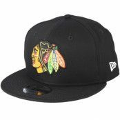 New Era - NHL Svart snapback Keps - Chicago Blackhawks Basic Black Snapback @ Hatstore