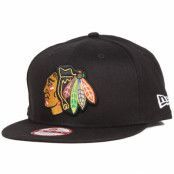 New Era - NHL Svart snapback Keps - Chicago Blackhawks NHL Black Basic 9Fifty Snapback @ Hatstore