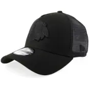 New Era - NHL Svart trucker Keps - Hatstore Exclusive x Chicago Blackhawks 9FORTY Black A-frame Trucker @ Hatstore