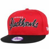 New Era - Röd snapback Keps - Kids Chicago Blackhawks NHL Wordmark 9Fifty Snapback @ Hatstore