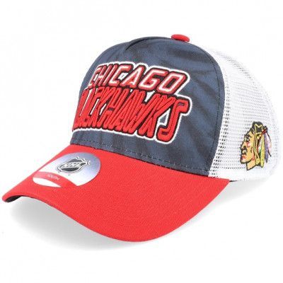 Outerstuff - NHL Grå trucker Keps - Kids Chicago Blackhawks Santa Cruz Tie Dye Trucker @ Hatstore