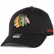 Keps Chicago Blackhawks BL Black Flexfit - Reebok - Svart Flexfit