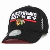 Reebok - NHL Svart flexfit Keps - Chicago Blackhawks Locker Room 3 Flexfit @ Hatstore