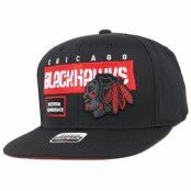 Reebok - NHL Svart snapback Keps - Chicago Blackhawks Cool N Dry Snapback @ Hatstore