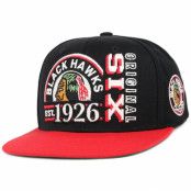 Reebok - NHL Svart snapback Keps - Chicago Blackhawks Org 6 Snapback @ Hatstore